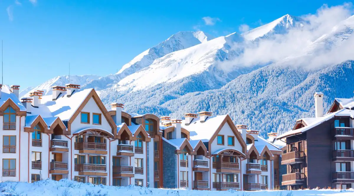 Winter view of Bansko, the destination of the transfer from Sofia Airport